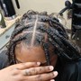 Medium box/Knotless braids