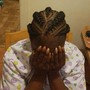 Cornrows to the back 6-8