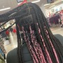 Medium Butt Length Braids