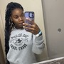 Small Faux loc Butt Length