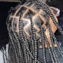 Medium Butt Length Braids