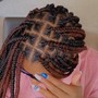 Small Knotless Braids