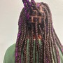 Partial w/ box braids(mid back)