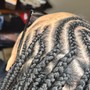 Men scalp braids