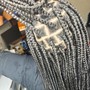 Medium Knotless Braids