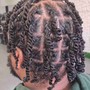 Cornrows/feed-in braids