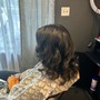 Shampoo , deep conditioning & blowout