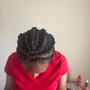 large knotless  braids