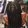 Loc Style with hair added