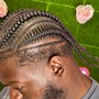 MEN BRAIDS W/ DESIGN