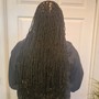 Natural hair Cornrows (No weave)