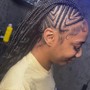 men cornrow ($10 each )