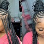 regular knotless braids