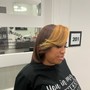 Custom color on natural hair