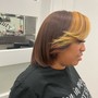 Custom color on natural hair