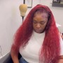 Custom color on natural hair