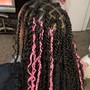 $150 any size knotless and Island twist