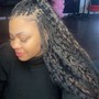 Crochet Braids with clients hair