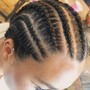 Cornrows (straight back- price starts at 5 braids)