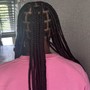 Large Knotless Braids