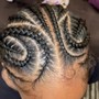 Cornrows (straight back- price starts at 5 braids)