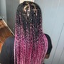 Large Knotless Braids