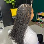 Waist length island twist