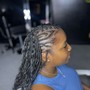 Waist length island twist