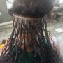 Large knotless braids