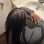 Large knotless braids