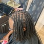 Loc Style With hair added