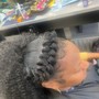 Loc Style With hair added