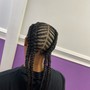 Natural hair Individual Braids