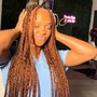 Smedium Boho Knotless Braids (Hair Provided)