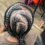 6-10 feed in braids