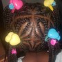 Kid's Braids w/ hair added