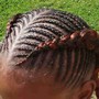 Kid's Braids w/ hair added