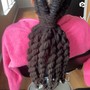 Knotless braids