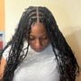 Medium Knotless Boho Braids