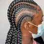 Fulani Braids( hair included)