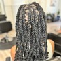 Marley hair over Locs