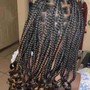 Large Knotless Braids