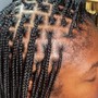 Small Knotless Braids