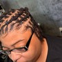 Men design braids