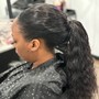 Half Tape in Hair Extensions Install