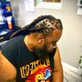 Men’s Individual Braids above shoulder