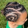 Cornrows (straight back- price starts at 5 braids)