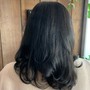 Flat Iron/ press and curl with hot comb