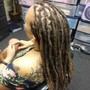 Loc Updo, with Retwist or interlock added.