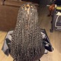 Boho Knotless Braids Med